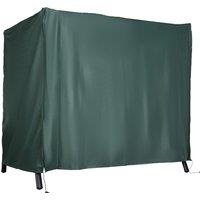 Outsunny Swing Seat Protector: Waterproof Oxford Polyester Cover for Outdoor Furniture, Lush Green Hue, 164cm Height Aosom UK