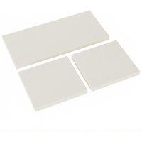 Outsunny Outdoor Seat Cushion Pads for Rattan Furniture, 3 PCs Garden Furniture Cushions, Cream White