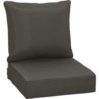 Outsunny Outdoor Seat Cushion W/ Back Patio Deep Seating Chair Replacement Cushion Aosom UK