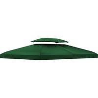 Outsunny Gazebo Roof Replacement, for 3 x 4m Frames - Green