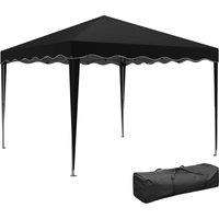 Outsunny 3 x 3cm Adjustable Height Pop-Up Gazebo, with Bag - Black
