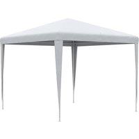 Outsunny 2.7m x 2.7m Garden Gazebo Marquee Party Tent Wedding Canopy Outdoor, White