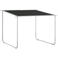 Outsunny 3 x 3(m) Mobile Pergola Kit, Portable Garden Gazebo with Wheels, Sandbags, Steel Frame, UV-Resistant