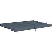 Outsunny Pergola Roof, Retractable Sun Shade Cover for 3 x 2.15m Pergola, UV30+ Protected, Dark Grey