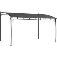 Outsunny 3 x 4m Outdoor Pergola Gazebo, Garden Sun Shade Shelter with Metal Frame, for Patio, Deck