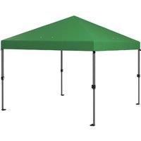 Outsunny 3 x 3(m) Pop Up Gazebo, 1 Person Easy up Marquee Party Tent with 1-Button Push, Adjustable Straight Legs, Stakes, Ropes,
