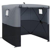 Outsunny 2 x 2m Pop-Up Gazebo, with Accessories - Black