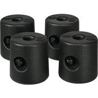 Outsunny HDPE Tent Weights Set of 4, Canopy Weights, Fill with Water or Sand, 48KG