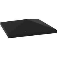 Outsunny 3 x 3(m) Gazebo Frame Replacement - Black