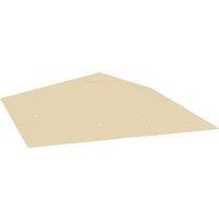 Outsunny 3 x 3(m) Gazebo Canopy Replacement Cover, Garden Gazebo Roof Replacement with Drain Holes, 370g/?, UPF30+, TOP COVER ONLY, Beige