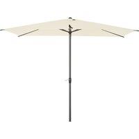 Outsunny Waterproof 3 x 2M Sun Parasols Umbrellas Garden Patio Tilt Sun Shade Outdoor Canopy Crank Aluminium, Beige Aosom UK