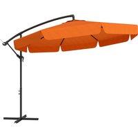 Outsunny 2.7m Garden Cantilever Banana Parasol - Orange