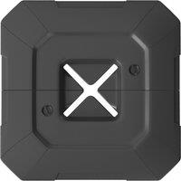 Outsunny 2PCS Umbrella Weights for Cantilever Parasols, Parasol Base Weights, 80 kg for Water or 105 kg Water and Sand Mix, Black