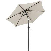Outsunny 2m Garden Parasol Umbrella, Outdoor Table Parasol Umbrella with Crank Handle, Tilt Function, UV30+ Protection