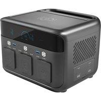 HOMCOM Portable Power Station with LiFePO4 Battery, 1.5H Fast Charge, Camping Power Pack with 600W AC/USB-A & USB-C Output