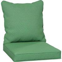 Outsunny Seat and Back Padded Cushion Set, CUSHION ONLY - Green