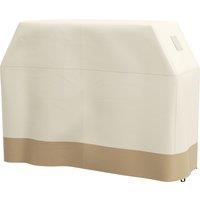 Outsunny Protective Grill Cover, 66W x 152L cm, PU Coated for Waterproof Protection, Beige Aosom UK