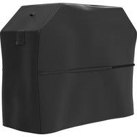 Outsunny BBQ Cover for Rectangular Gas Grill, 600D UPF30+ Oxford Fabric Barbecue Cover for Waterproof Protection Rip-Proof, with Windproof Hook and Loop Fasteners, Vents, 147 x 61 x 122 cm, Black