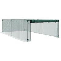 Outsunny 8' x 4' Plant Protection Cage, with Door, Green Aosom UK