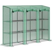 Outsunny 46 x 215cm Nine-Shelf Greenhouse