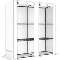 Outsunny Three-Tier Mini Greenhouse - White