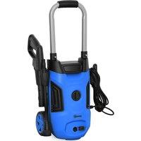 Outsunny 1800W High Pressure Washer, 150 Bar Pressure, 420 L/h Flow, Portable Electric Power Washer Jet Wash Cleaner with Adjustable Nozzle, 6M Hose, Steel Handle for Home Patio Car Driveway, Blue