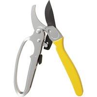Outsunny 8" Garden Secateurs, Pruning Shears Heavy Duty with Sharp SK5 Blade, Bypass Pruners with Safety Lock and Non-Slip Handles, Lightweight & Ergonomic, Pruning Scissors for Precise Cutting