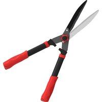 Outsunny Garden Shears, 63.5 cm Heavy Duty Hedge Shears with Razor-Sharp Blades, Comfort Grip and Tension Adjuster for Hedges, Shrubs and Bushes, Easy Cutting and Trimming