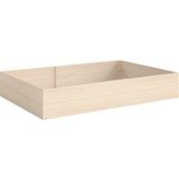 Outsunny Wooden Raised Bed for Garden, 620L Extra Large Raised Garden Bed with Open Bottom, Outdoor Elevated Planter Box