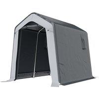 Outsunny 1.8 x 2.4m Garden Storage Shed Tent, Waterproof Portable Shed Shelter for Motorbike, Garden Tools, Bike Storage