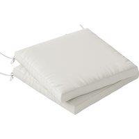 Outsunny Outdoor Seat Cushions Set of 2 with Ties, Waterproof Garden Seat Pads, Cream White
