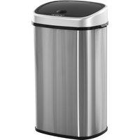 HOMCOM Sensor Bin, Stainless Steel, 58L