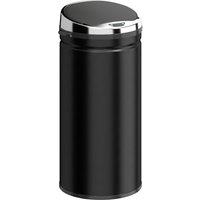 HOMCOM 42L Automatic Motion Sensor Rubbish Bin with Fingerprint Resistant, Stainless Steel, Black