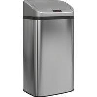HOMCOM 48L Stainless Steel Sensor Bin - Silver-Tone