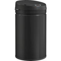 HOMCOM 30L Stainless Steel Sensor Bin - Black