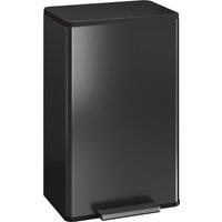 HOMCOM 45L Kitchen Bin, Pedal Bin with Soft-Close and Stay-Open Lid, Removable Inner Bucket, Odor Control for Kitchen, Office