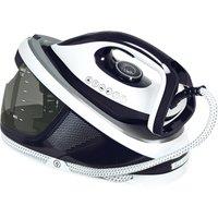 HOMCOM Steam Generator Iron with ECO Mode, Self-Cleaning, Powerful Vertical Steam, Automatic Shut-Off, Ceramic Non-stick Soleplate, Large 1.5L Detachable Water Tank, 8 Bar, 2600W, Blue