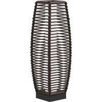 Outsunny Waterproof Solar Pathway Lantern: Automatic LED Lighting for Outdoor Spaces, Decorative Brown Finish Aosom UK