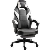 Vinsetto Gaming Chair Ergonomic Recliner w/ Thick Padding Footrest Headrest Lumbar Pillow 5 Wheels R