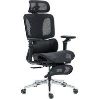 HOMCOM Ergonomic Office Chair, High Back Mesh Desk Chair, Black