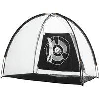 HOMCOM Golf Practice Net with Target Hitting Cloth for Backyard Driving Range Chipping Net with Carry Bag for Indoor & Outdoor Sports Training