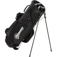 Outsunny Golf Stand Bag 6 Way Full-Length Dividers, Waterproof Golf Bag with 5 Pockets, Grey