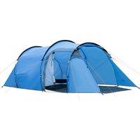 Outsunny 2-3 Man Tunnel Tents w/ Vestibule Camping Tent Porch Air Vents Rainfly Weather-Resistant Shelter Fishing Hiking Shelter Aosom UK