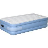 Outsunny Comfortable Single Inflatable Air Mattress, with Quick-Fill Built-In Electric Pump Aosom UK