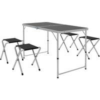 Outsunny Four-Person Foldable Aluminium Picnic Set
