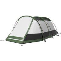 Outsunny Family Camping Tent: 3-4 Person Tunnel, 2000mm Waterproof, Lightweight with Carry Bag, Green Aosom UK
