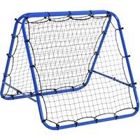HOMCOM PE Mesh Double-Sided Outdoor Rebounder Net Blue Aosom UK