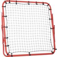 HOMCOM Rebounder Net W/PE Mesh Metal Tube, 96W x 80D x 96Hcm- Red and Black Aosom UK