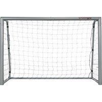 SPORTNOW 8ft x 5ft Football Goal, Football Net for Garden with Ground Stakes, Quick and Simple Set Up