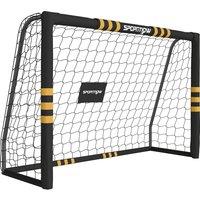 SPORTNOW Football Goal, 6 x 4ft Portable Football Net with EPE Foam Padding, PVC Tube Covers Ground Stakes and Metal Frame